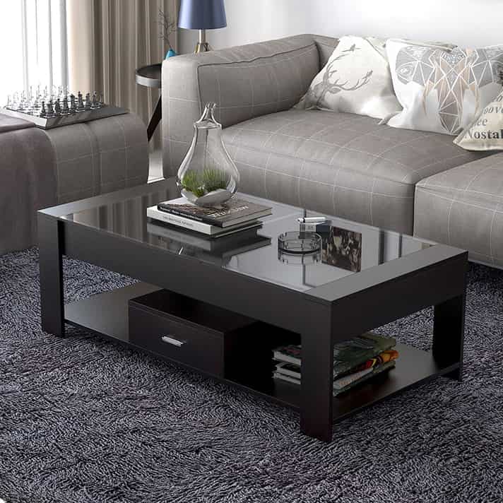 Center Table with Glass Top in Thane